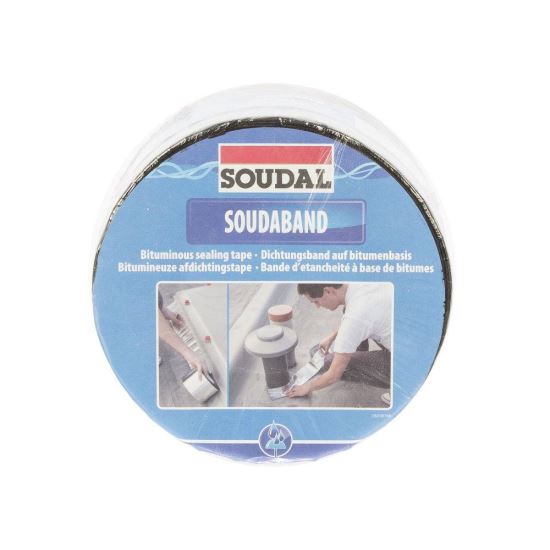 BANDA AUTOADEZIVA BITUMINOASA ARGINTIU 10M*100MM(10ML/BUC)