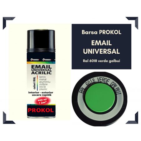 SPRAY EMAIL ACRILIC RAL6018 VERDE GALBUI