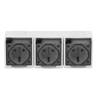 PRIZA TRIPLA CU CP + CAPAC 8127 TONY
