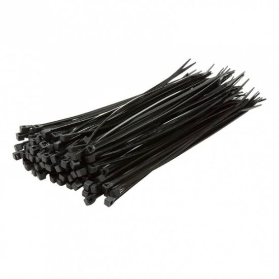 BRIDA NYLON 4.8X300MM;NEGRU