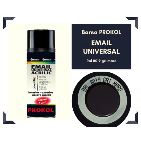 SPRAY EMAIL ACRILIC RAL8019 GRI MARO