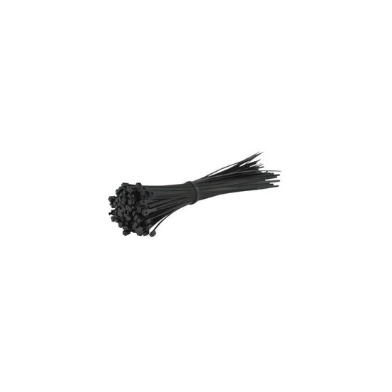 BRIDA NYLON-3.6X150MM(100)NEGRU-UV