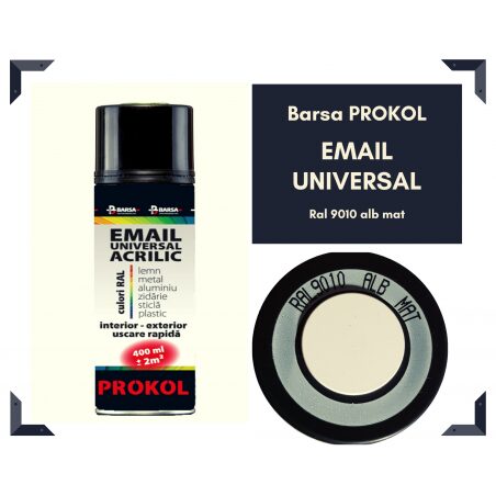 SPRAY EMAIL ACRILIC RAL9010 ALB MAT