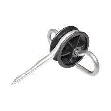 IZOLATOR DIN OTEL INOX CU ANCORARE DUBLA