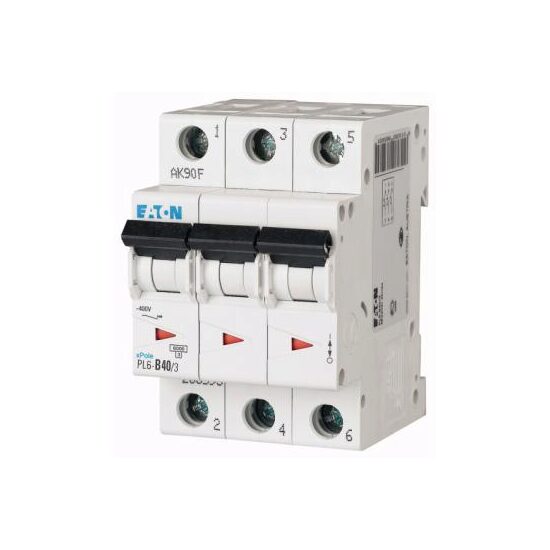 INTR. AUTO 40A 3P+N C 6 KA PL6
