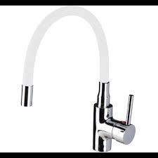 Baterie Bucatarie cu Pipa Flexibila / C: Alba; S: Nu