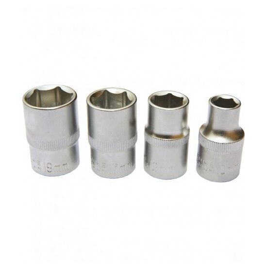 SET 4 CHEI TUBULARE SCURTE 10,13,17,19 mm CR-V