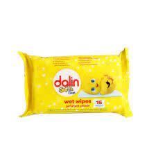 DALIN SERVETELE UMEDE 15 BUC SOFT CLEAN