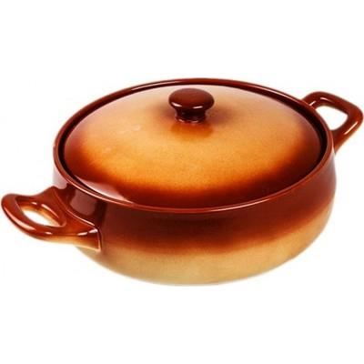 CRATITA ROTUNDA CU CAPAC CERAMICA 2 L