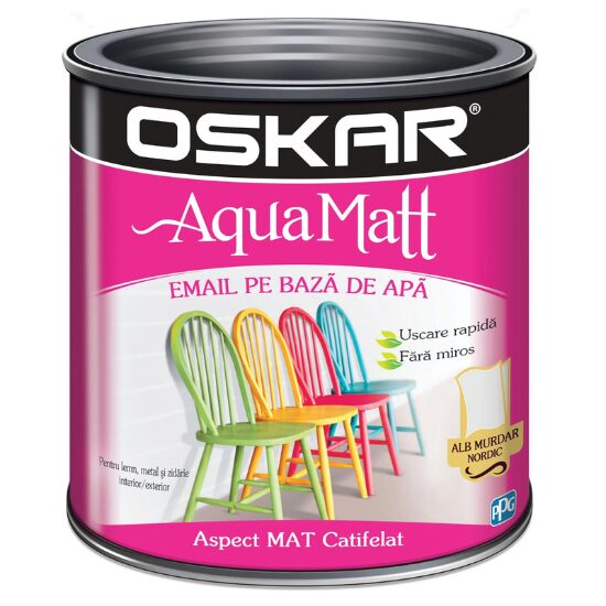 OSKAR AQUA MATT EMAIL ALB MURDAR NORDIC 0.6 L