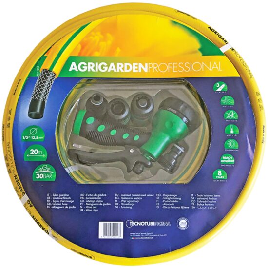 FURTUN APA AGRIGARDEN PROFESIONAL KIT 1/2" - 20 M (TT)