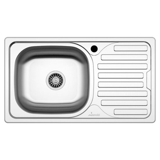 CHIUVETA INOX 2001.BSM 760X435 1C1P ST.SANOBI