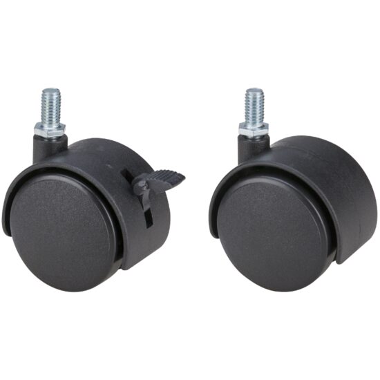 Roata Pivotanta cu Surub pentru Mobilier / D[mm]: 50; Tip: Fara Frana; d[mm]: M8x15; S[kg]: 20