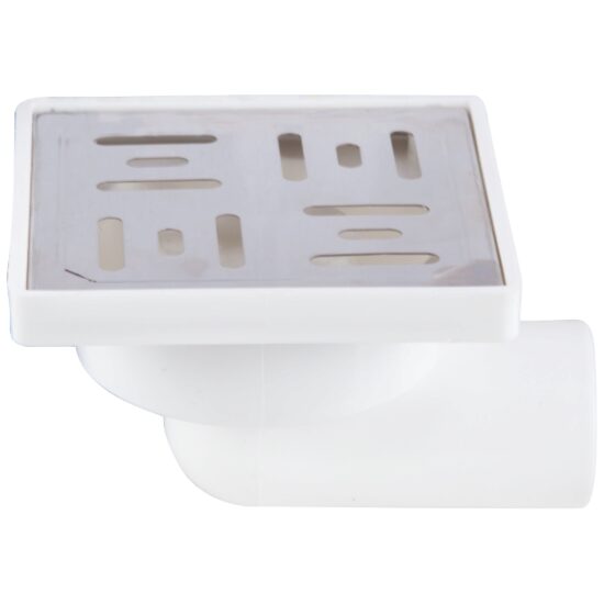 Sifon Pardoseala Patrat SL / La[mm]: 100; H[mm]: 65; Dev[mm]: 32