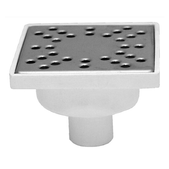 Sifon Pardoseala Patrat SV / La[mm]: 100; H[mm]: 40; Dev[mm]: 32