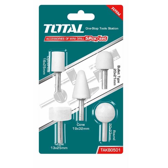 TOTAL - SET 5 ACCESORII PENTRU POLIZOR DREPT