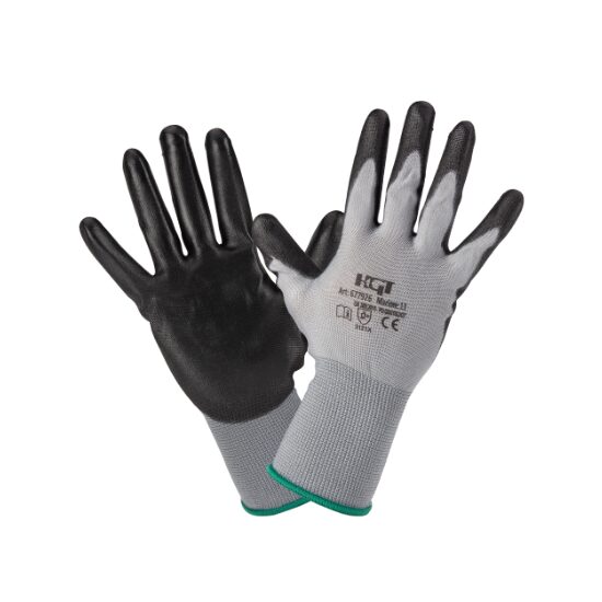 Manusi PU Tricotate Negre / M: 11