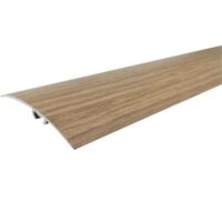 PROFIL AL TRECERE CU DIF NIVEL CU SURUB ASCUNS STEJAR NATURAL 41MM/90CM