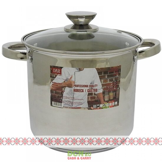 DAR OALA INOX PENTRU GATIT CU CAPAC 11.1L26X21CM 19029 PRV