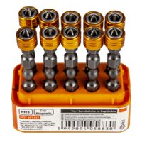 Varf Surubelnita cu Cap Dublu Magnetic 10Buc / A: PH2; L[mm]: 65