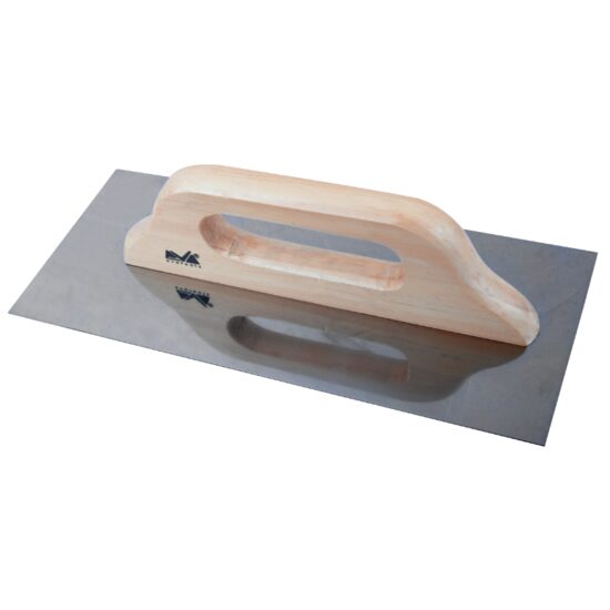 Drisca Inox Dreapta cu Maner Lemn ETP / L[mm]: 480; B[mm]: 130