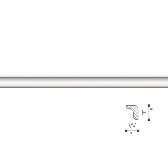 PROFIL POLISTIREN LX22 20X15 MM 2 M