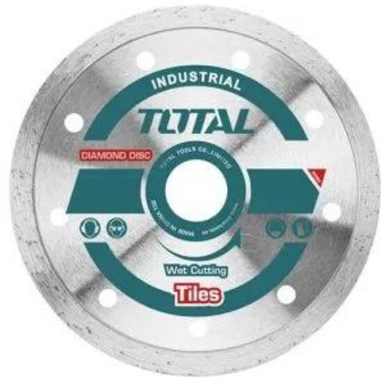 TOTAL - Disc diamantat continuu - ceramica - umed - 115mm