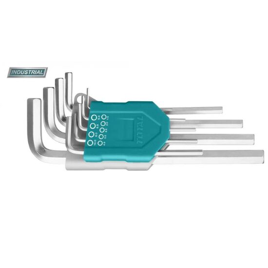 TOTAL - SET 9 CHEI IMBUS HEXAGONALE: 1.5-10MM, CR-