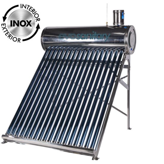 Sistem Panou Solar cu Tuburi Vidate 1024-58 INOX / Vt[l]: 268; Vr[l]: 200; T[buc]: 24; D[mm]: 58; L[mm]: 1800