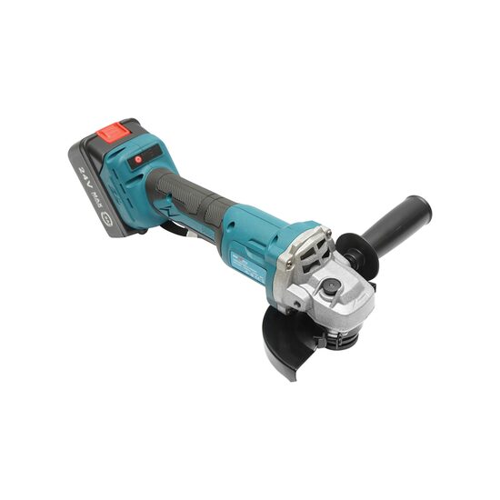 Polizor unghiular 125mm cu acumulator 24V/3Ah KrafTWorld