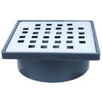 Sifon Pardoseala Patrat SV ST-300/310-1 / La[mm]: 100; H[mm]: 38; Dev[mm]: 40