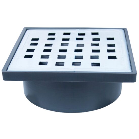 Sifon Pardoseala Patrat SV ST-300/310-1 / La[mm]: 100; H[mm]: 38; Dev[mm]: 40