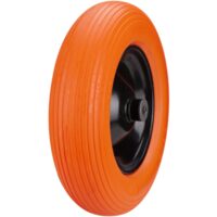 Roata Roaba Poliuretan cu Janta Metalica / M: 3.50-8; Lb[mm]: 100; Tip: P