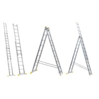 Scara din Aluminiu ETS 1167 / N[trepte]: 10; T[tronsoane]: 1; Ht[cm]: 283