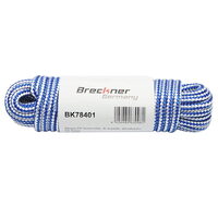 Sfoara PP 6mmx10m, fir impletit, alb/albastru