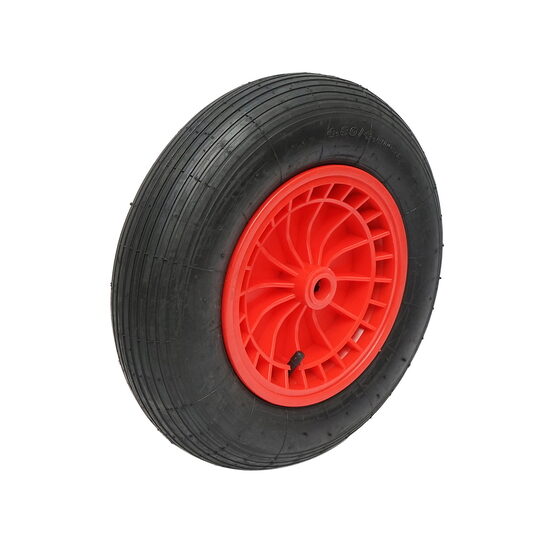 Roata roaba pneumatica 400-8 cu janta plastic