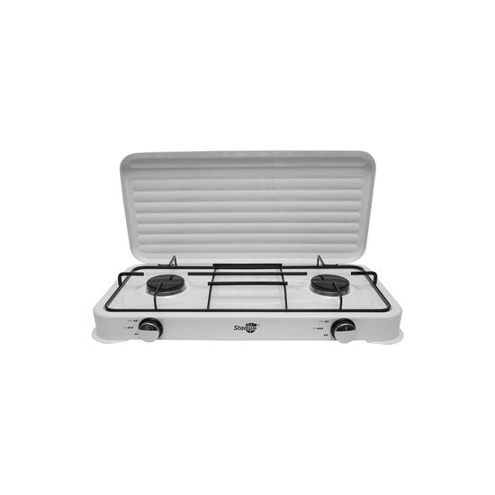 Plita de masa pe gaz cu doua arzatoare