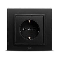 ZENA NEGRU MAT PRIZA CP