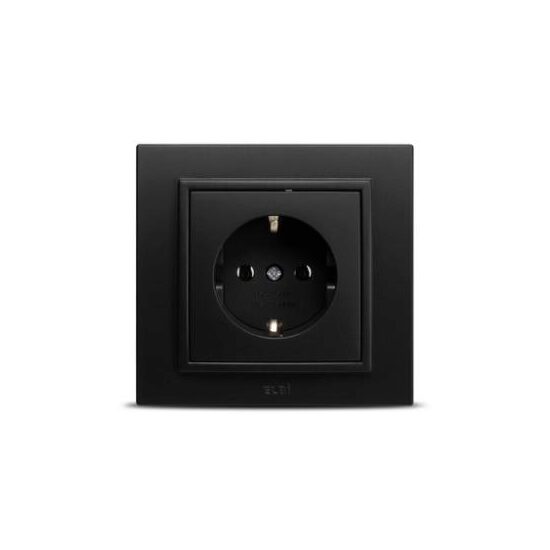 ZENA NEGRU MAT PRIZA CP