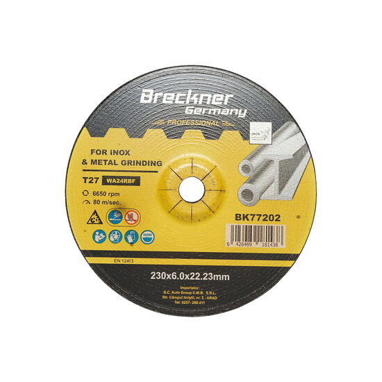 Panza disc flex pentru taiat si polizat inox T27 230x6.0x22mm