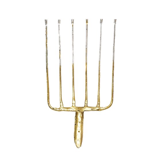 Furca metal cu 6 coarne (fara maner)