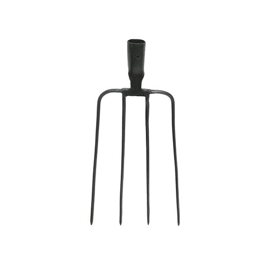 Furca din otel cu 4 coarne, neagra 200x280x370mm