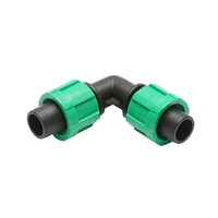 Cot conector 90 grade pentru tub, furtun de irigare 17x17mm