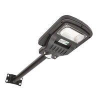 Lampa solara LED iluminat stradal 50W, 6500K, IP65 cu panou solar si prindere pe stalp