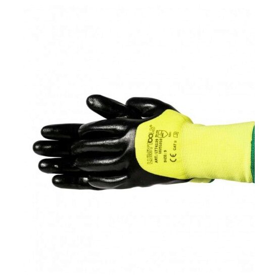 MANUSA PROTECTIE SPUMA-NITRIL  NEGRU CE 9''