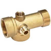 Racord din Alama cu 5 Cai pentru Hidrofor / D[inch]: 1; L[mm]: 105
