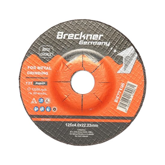Panza disc flex pentru taiat si polizat metal T27 125x4x22mm