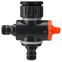 Adaptor Doua Cai cu Robinet PLUS.