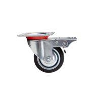 Roata Pivotanta cu Flansa 1104 / D[mm]: 160; Tip: Cu Frana; S[Kg]: 150