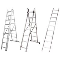 Scara din Aluminiu ETS / N[trepte]: 10; T[tronsoane]: 3; H[cm]: 660; Ht[cm]: 674